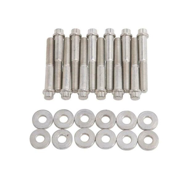Edelbrock Series Intake Manifold Plated Bolts for Ford E11-8584